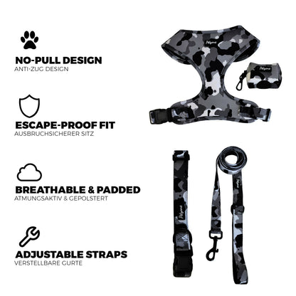 Petyone™ 3-in-1 Stainless Steel Pet Water Bottle + Free Harness Set