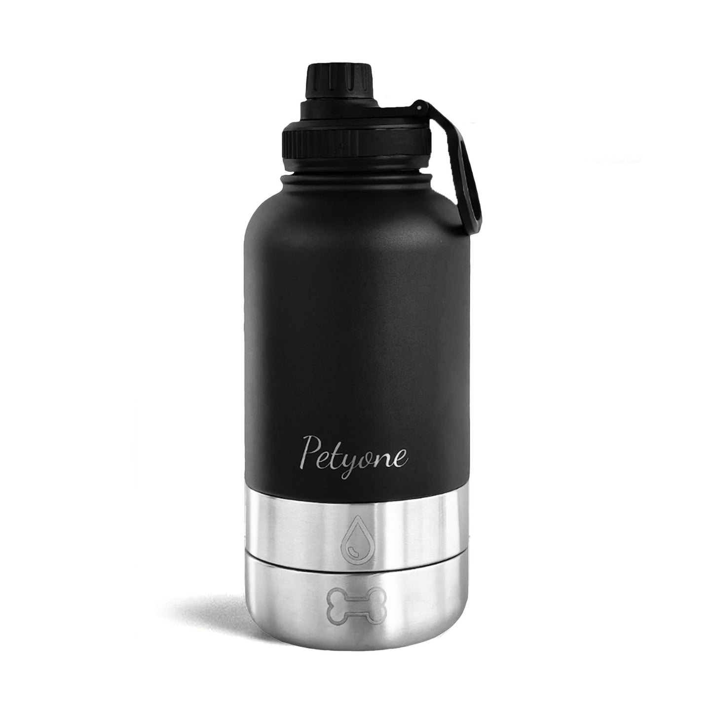Petyone™ 3-in-1 Stainless Steel Pet Water Bottle + Free Harness Set